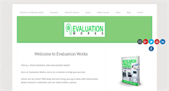 Desktop Screenshot of evaluationworks.co.uk